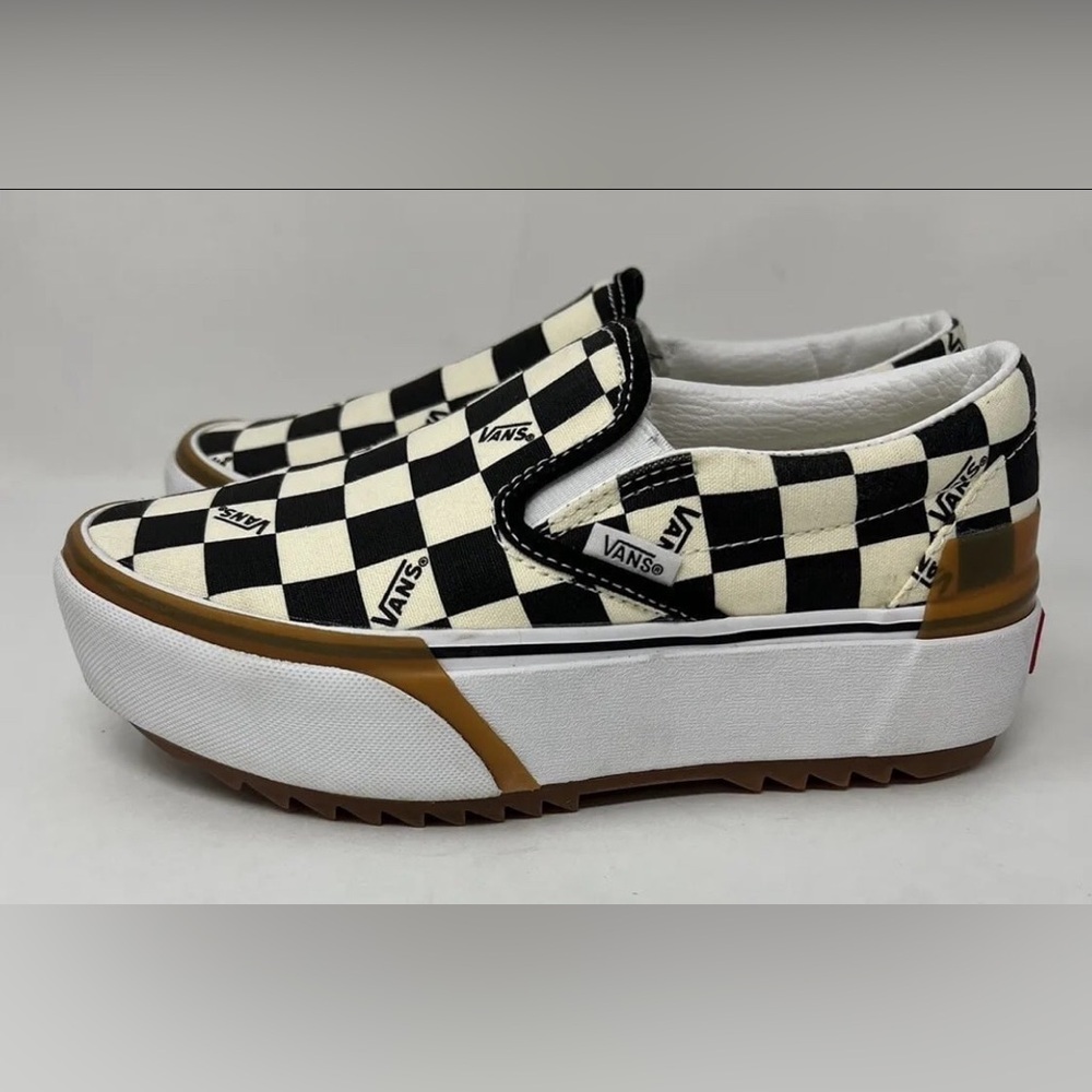 Vans Stacked Checkered Slip-on, Women’s size 6
